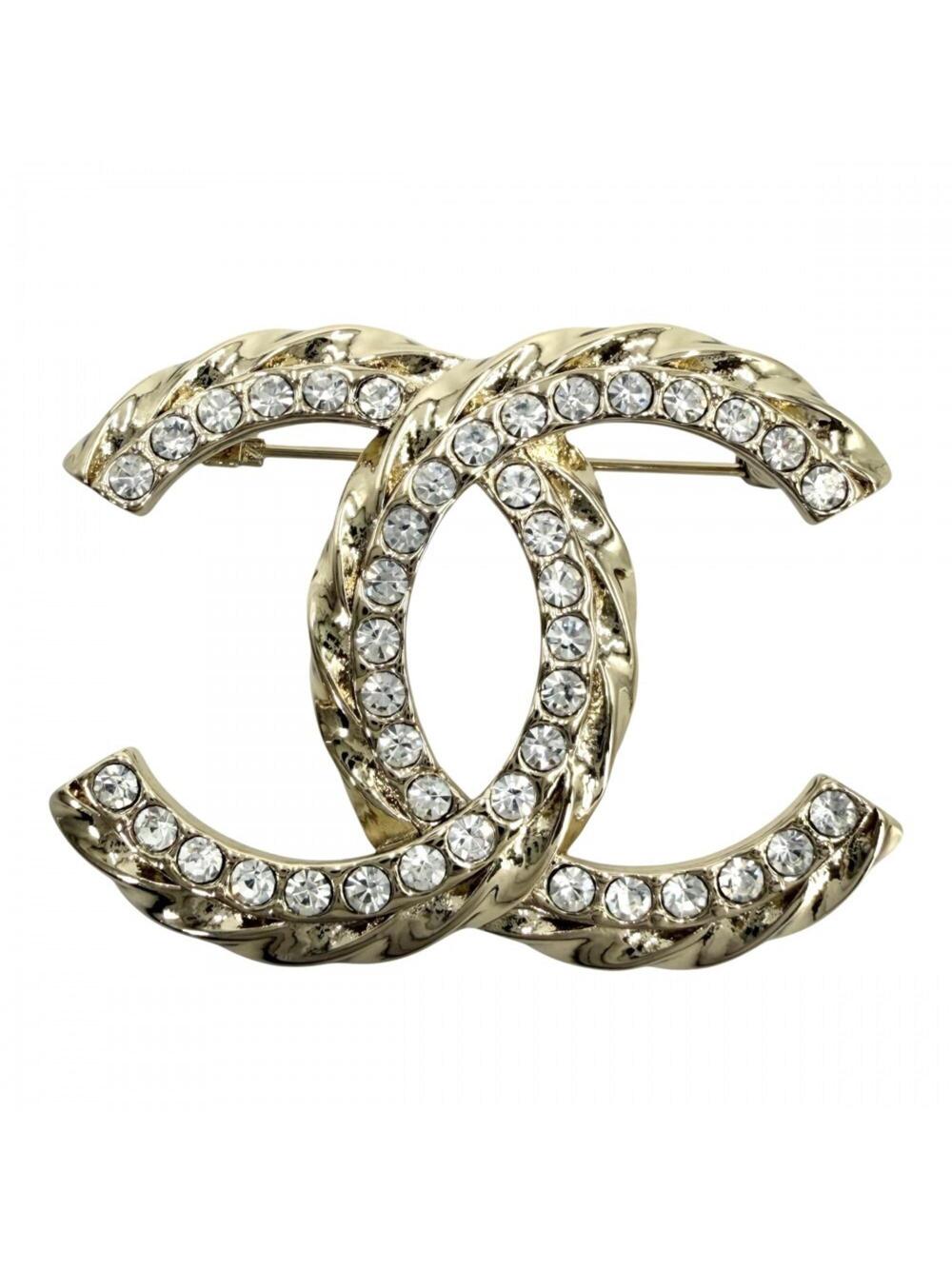 Chanel Cc Logo Brooch Metal #347233C11B